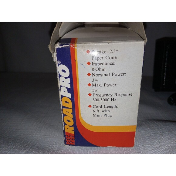 Roadpro RP-102 Cb Radio Extension Speaker 2.5", 8 Ohms, 5 W, W/ Visor Clip 6 Ft. - Picture 3 of 7